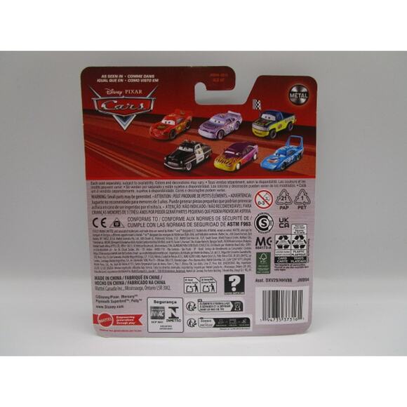 Disney Pixar Cars Brad Winmiller Diecast Car 1/55 Piston Cup Mattel - Picture 2 of 2